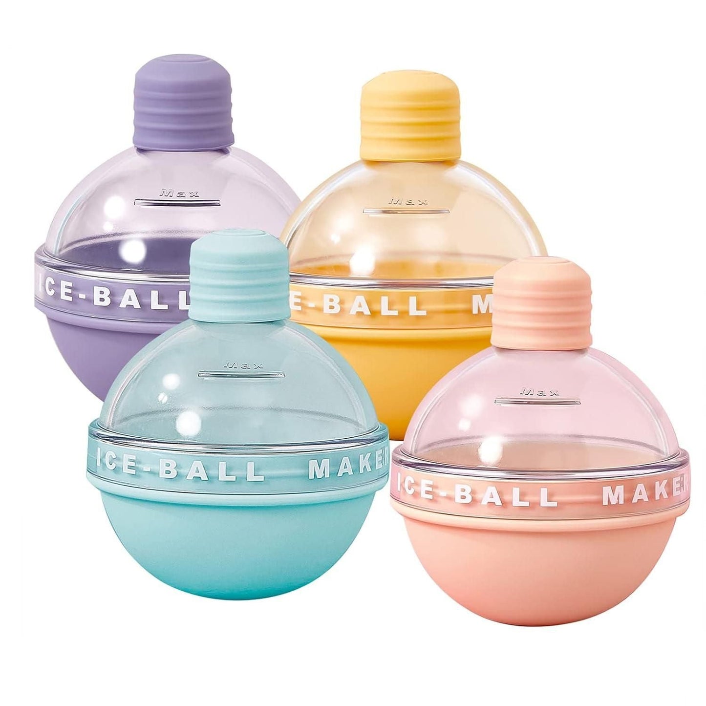 Dispenser & Wine Rack –  Ice Ball Maker (Pack of 2)