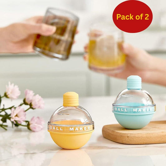 Dispenser & Wine Rack –  Ice Ball Maker (Pack of 2)